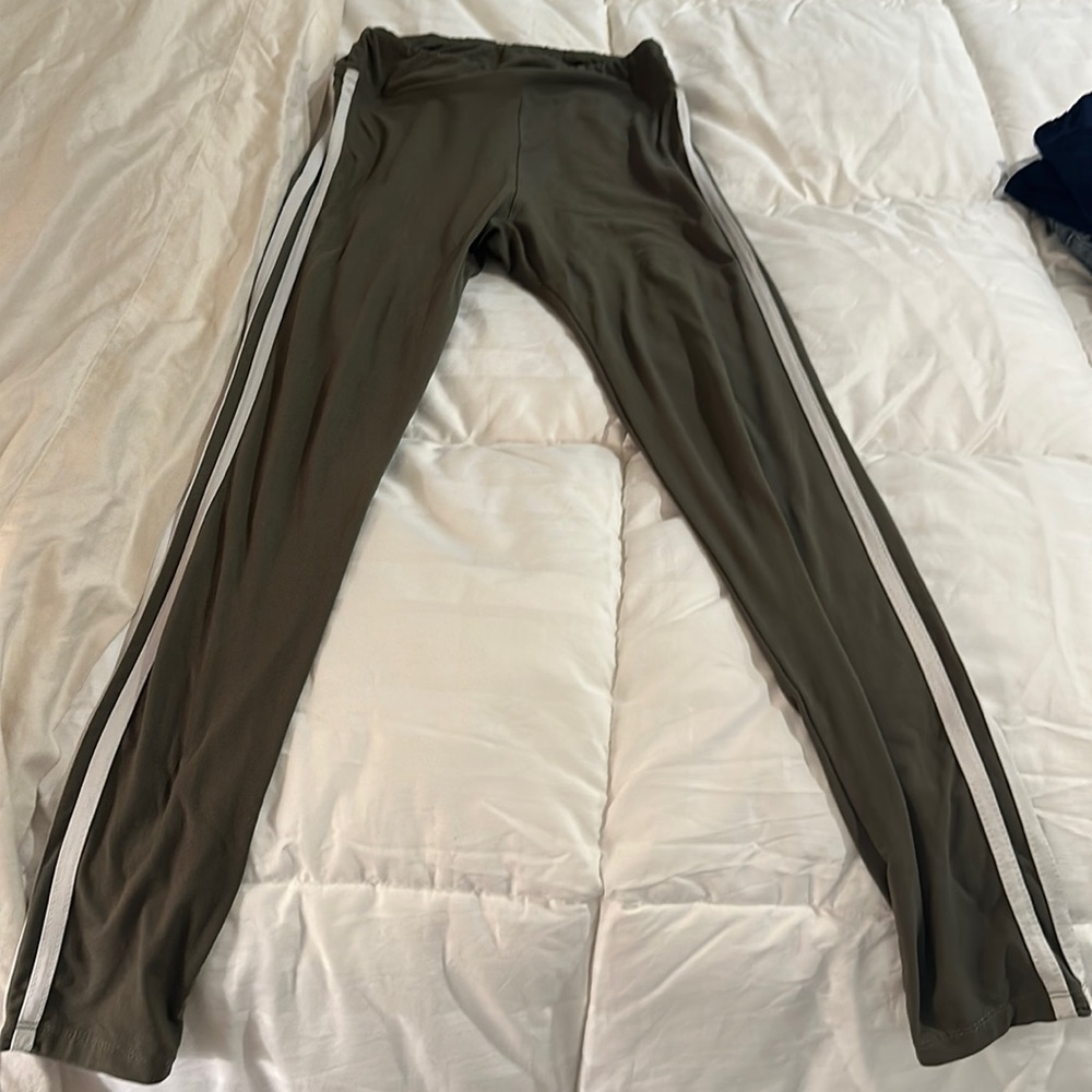 Soft olive green leggings
